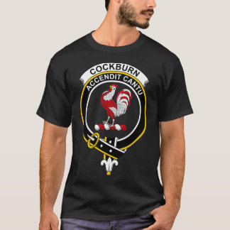 T-shirt Clan écossais de Tartan Crest Cockburn 1