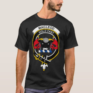 T-shirt Clan écossais du clan Tartan de MacLeod Crest