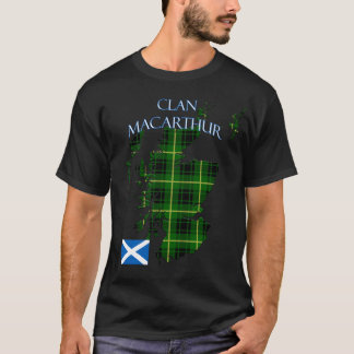 T-shirt Clan écossais MacArthur Tartan Écosse