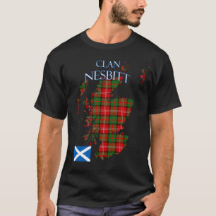T-shirt Clan écossais Nesbitt Tartan Écosse