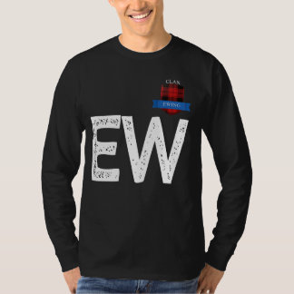 T-shirt Clan Ewing E et Lettre W Family Matching