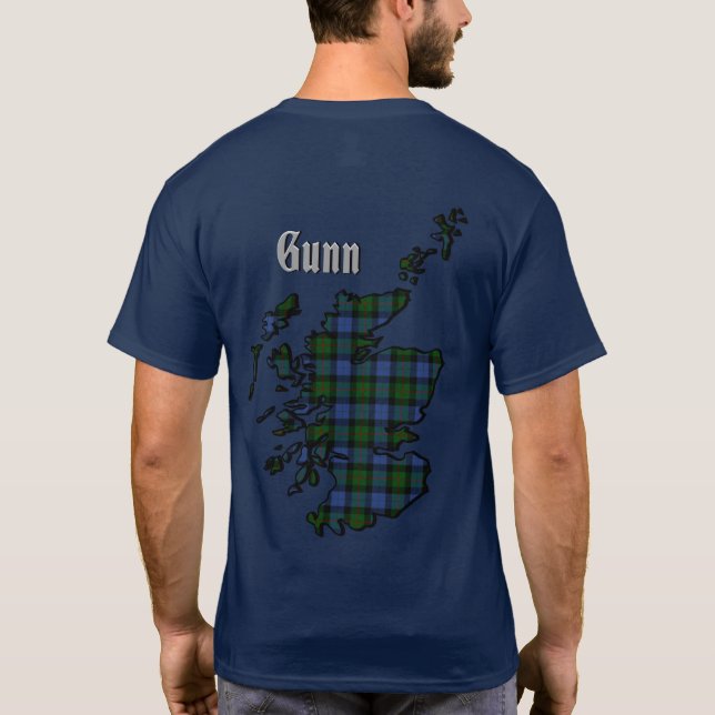 T-shirt Clan Gunn Adulte (Dos)