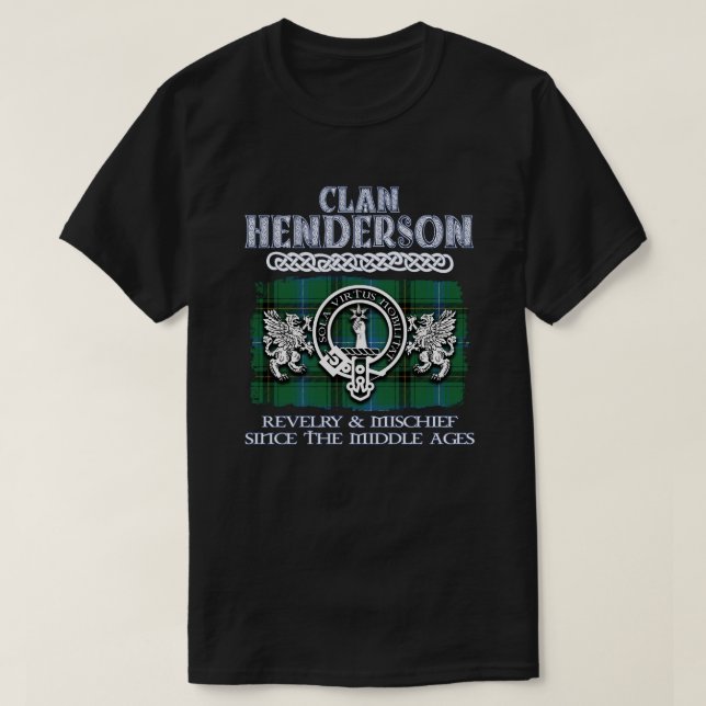 T-shirt Clan Henderson crête Clans écossais (Design devant)