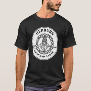 T-shirt Clan Hepburn Scottish Thistle Highland Games
