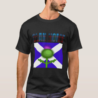T-shirt Clan Home Tartan Scottish Nom de famille Scotland