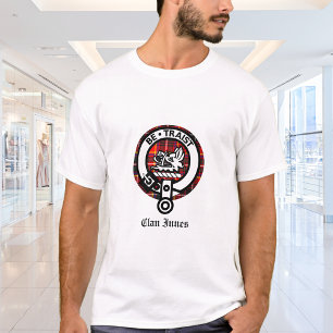 T-shirt Clan Innes Crest Badge & Tartan