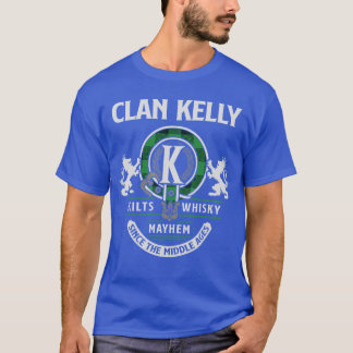 T-shirt Clan Kelly Nom de Famille Écossais Jeux des Highla