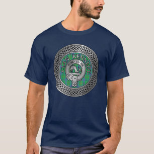 T-shirt Clan Kennedy Crest & Tartan Knot