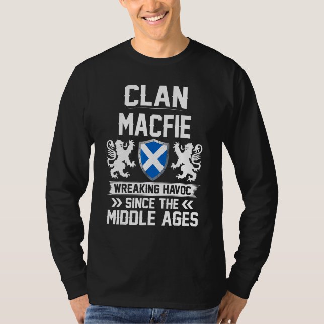 T-shirt Clan Macfie Famille écossaise Clan Scotland Wreaki (Devant)