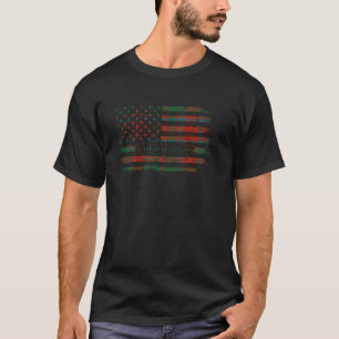 T-shirt Clan MacIntosh Scottish tartan drapeau américain k