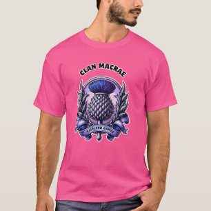 T-shirt Clan MacRae Chardon Écossais Jeux Gaéliques