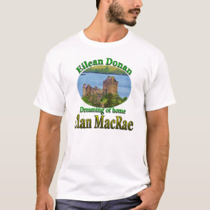T-shirt Clan MacRae rêvant d'Eilean à la maison Donan