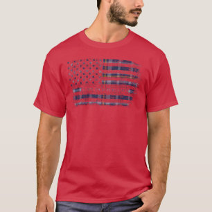 T-shirt Clan Ochterlony Scottish tartan drapeau américain