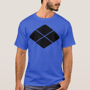 T-shirt Clan samouraï japonais Takeda kamon en noir1071