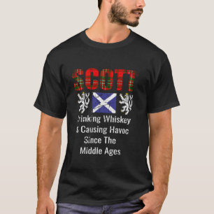 T-shirt Clan Scott Tartan Scottish Nom de famille Scotland