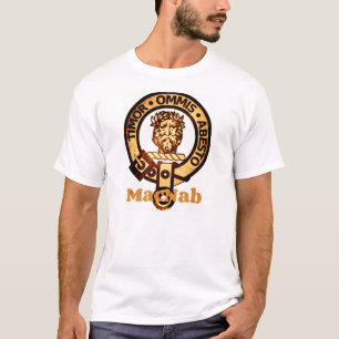 T-shirt Clan stylisé MacNab Insigne de crête Tee