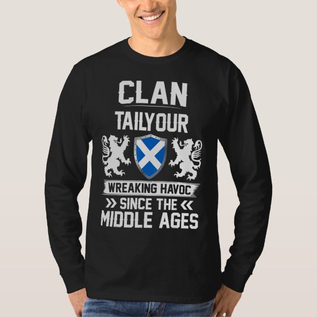 T-shirt Clan Tailyour Scottish Family Clan Scotland Wreaki (Devant)