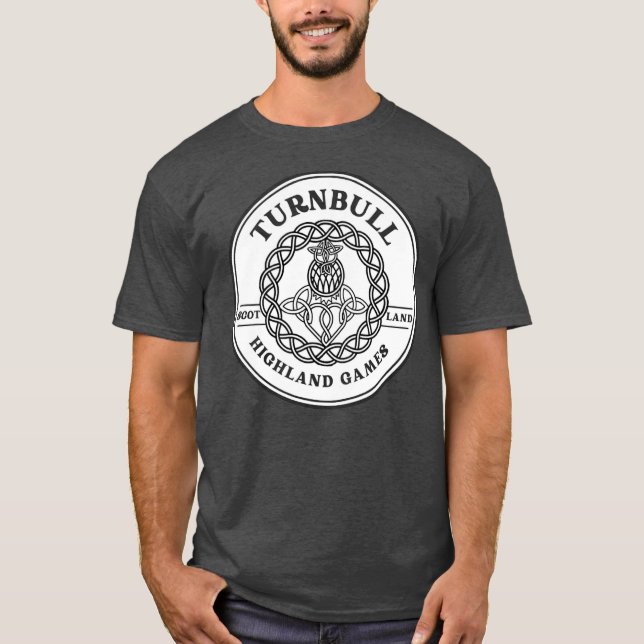 T-shirt Clan Turnbull Scottish Thistle Highland Games  (Devant)