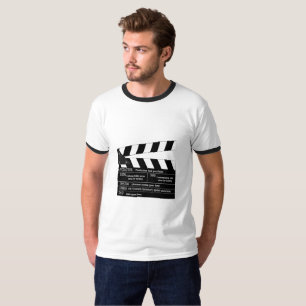T-shirt Claquette personnalisable pour des cinéastes