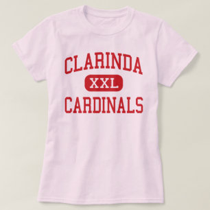 T-shirt Clarinda - cardinaux - milieu - Clarinda Iowa