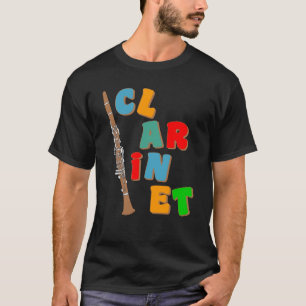 T-shirt Clarinet coloré