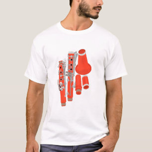 T-shirt Clarinet démonté