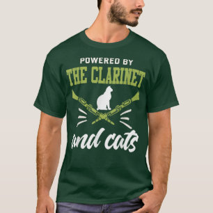 T-shirt Clarinet Funny Amoureux des chats Clarinetist Clar