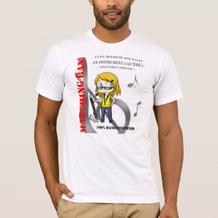 T-shirt Clarinette basse de chemise de fanfare