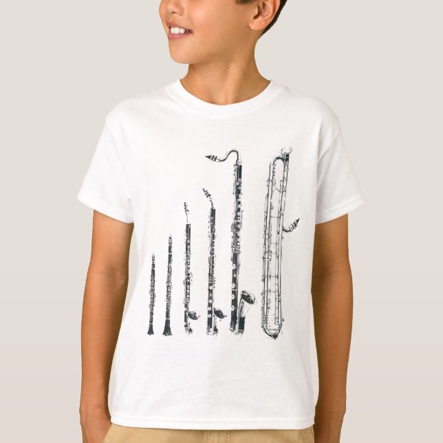 T-shirt clarinettes (Devant)