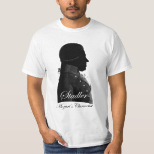 T-shirt Clarinettiste Anton Stadler et compositeur Mozart