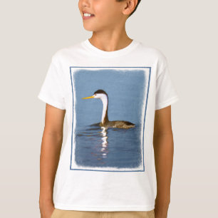 T-shirt Clark's Grebe Painting - Art original pour les ois