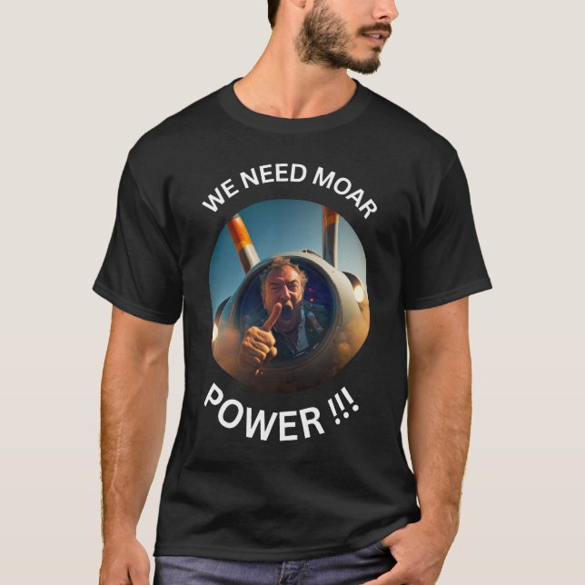 T-shirt Clarkson - Moar Power (Devant)