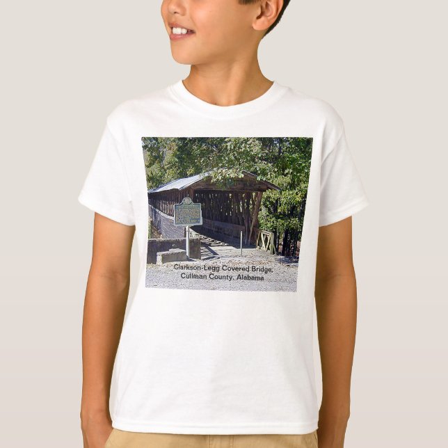 T-shirt Clarkson Pont couvert Alabama (Devant)