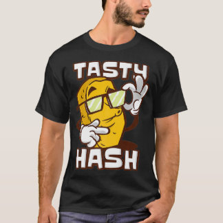 T-shirt Clash Hash Browns Breakfast Food Hash Animal