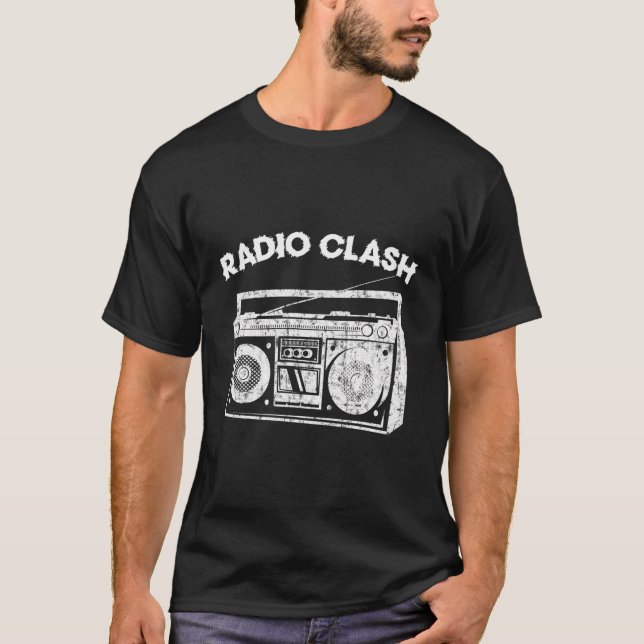 T-shirt Clash Punk Radio (Devant)