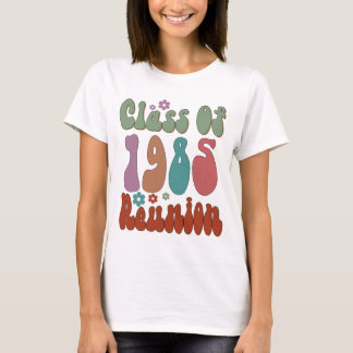 T-shirt Class Of 1985 Retro Groovy Reunion High school