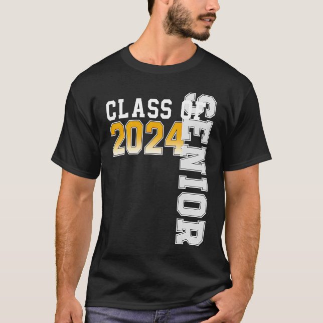 T-shirt Class of 2024 Senior 24 High School Graduation (Devant)
