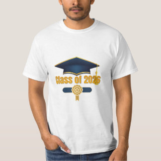 T-shirt Class of 2026 – Modern Graduation Typography
