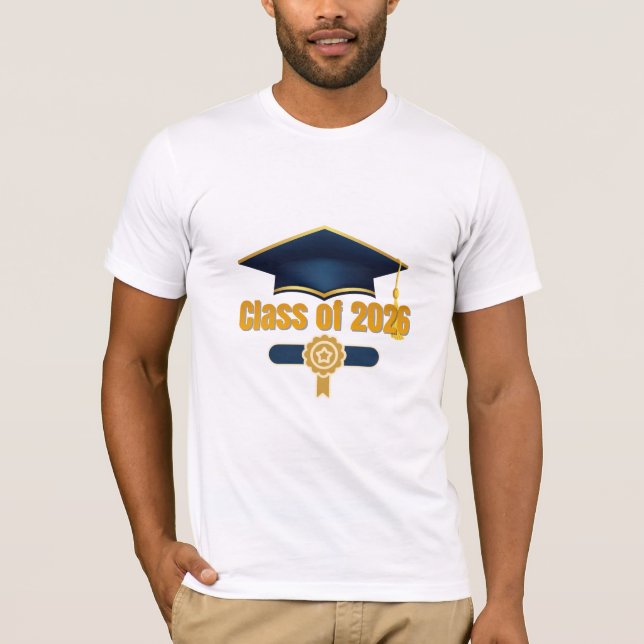 T-shirt Class of 2026 – Modern Graduation Typography (Devant)