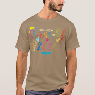 T-shirt Class Of 2033 Grow With Me Graduation First Day Of