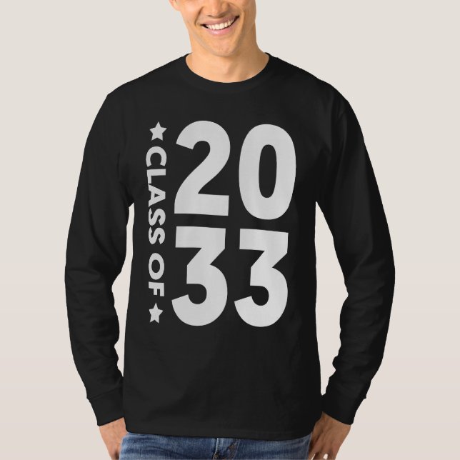 T-shirt Class Of 2033  Senior 2033 Graduation (Devant)