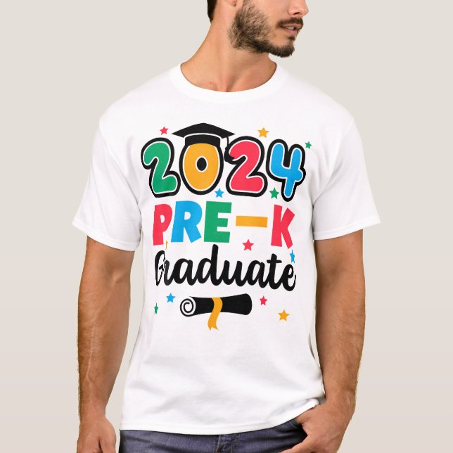 T-shirt Classe 2024 Enseignement préscolaire pré-K (Devant)
