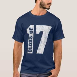 T-shirt Classe de 17 Diplômés