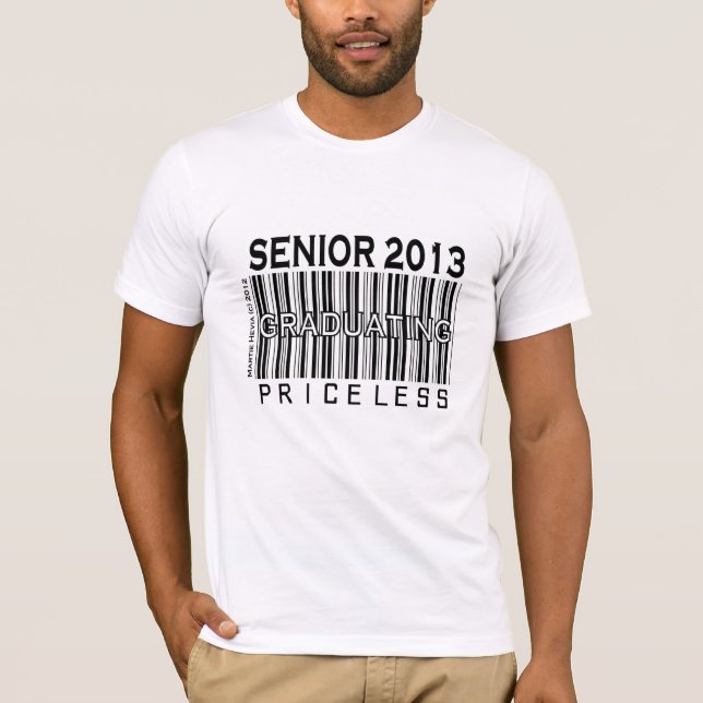 T-shirt Classe de 2013 - graduation inestimable - (Devant)