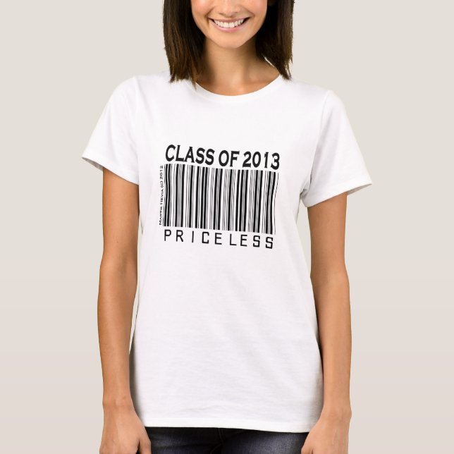 T-shirt Classe de 2013 inestimables (personnalisez) (Devant)