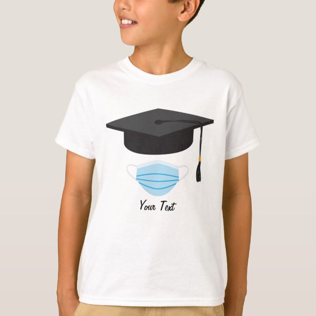 T-shirt Classe de 2020 - Diplôme et visage (Devant)