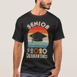 T-shirt Classe De 2020 Personnes Âgées En Quarantaine Couc