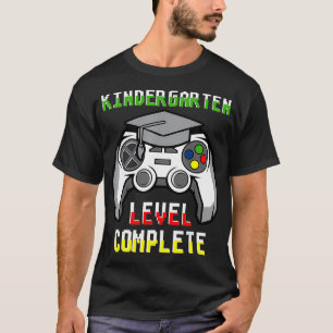 T-shirt Classe De 2021 Enfants Niveau Maternelle Jeu Vidéo