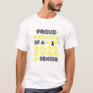 T-shirt Classe De 2022 Grand-Père Fière D'Une École Second