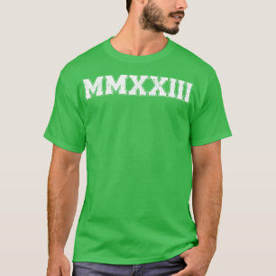 T-shirt Classe de 2023 chiffres romains pour l'obtention d